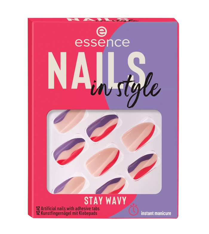 ESSENCE UAS POSTIZAS NAILS IN STYLE 13 STAY WAVY