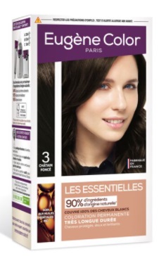 COLORCREM LES ESSENTIELLES COLORACION PERMANENTE 3 CASTAO OSCURO