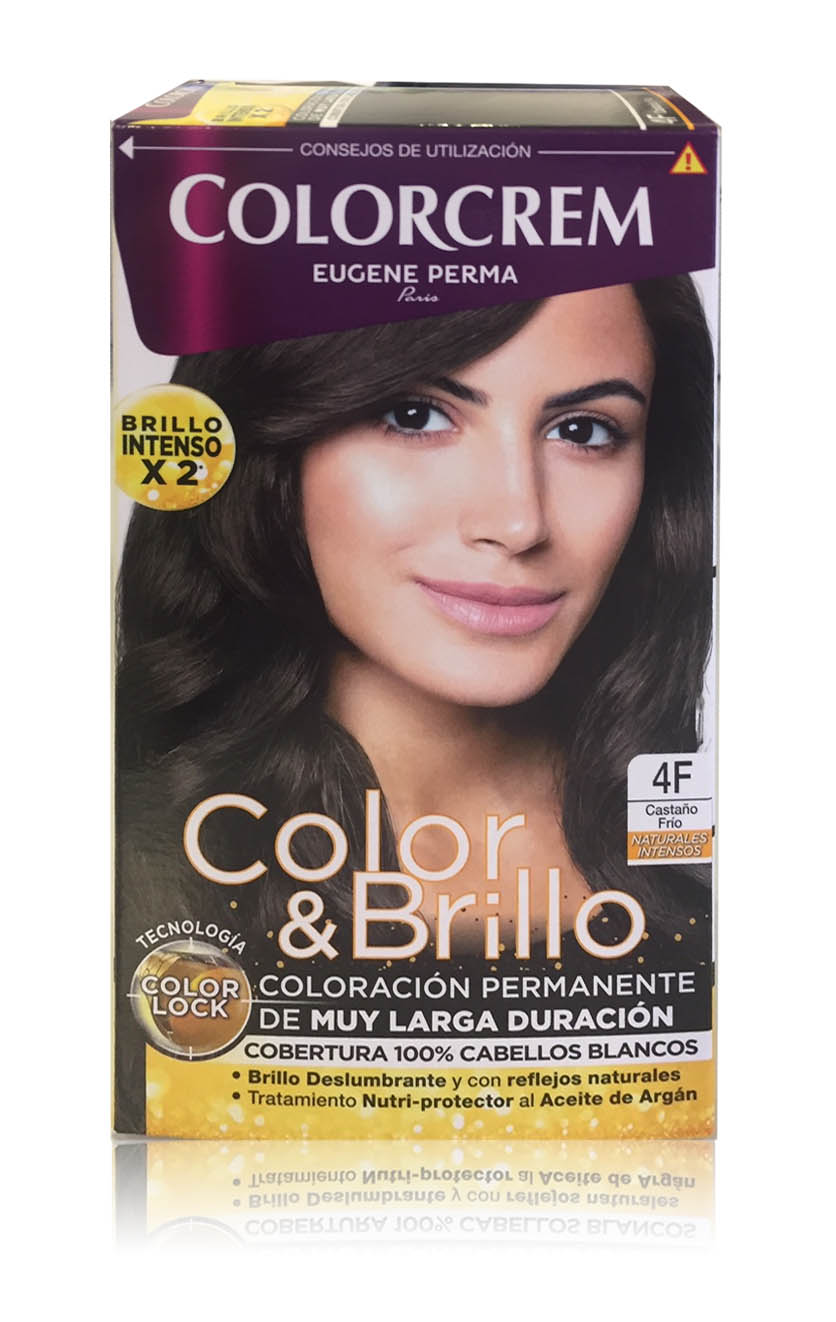 COLORCREM COLOR & BRILLO TINTE CAPILAR 4F CASTAO FRIO