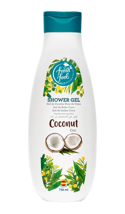 FRESH FEEL GEL DE DUCHA COCO 750 ML