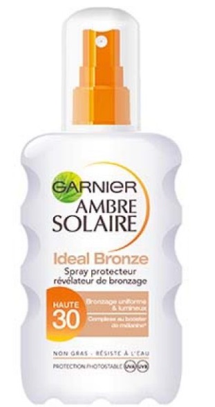 GARNIER AMBRE SOLAIRE IDEAL BRONZE SPRAY PROTECTOR SPF30 200 ML