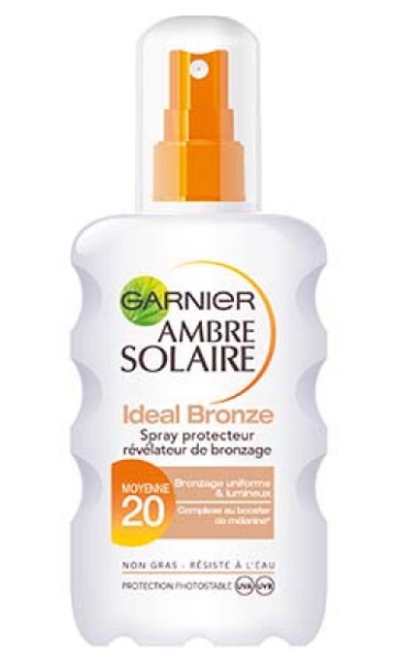 GARNIER AMBRE SOLAIRE IDEAL BRONZE SPRAY PROTECTOR SPF20 200 ML