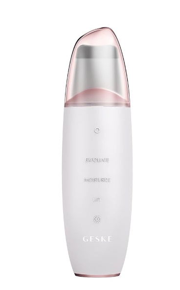 GESKE MICROCURRENT SKIN SCRUBBER & BLACKHEAD REMOVER LIMPIADOR 9 EN 1 ROSE GOLD