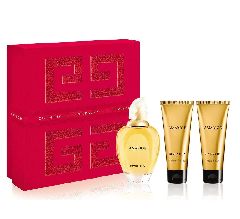 GIVENCHY AMARIGE EDT 100 ML + GEL 75 ML + B/L 75 ML SET REGALO