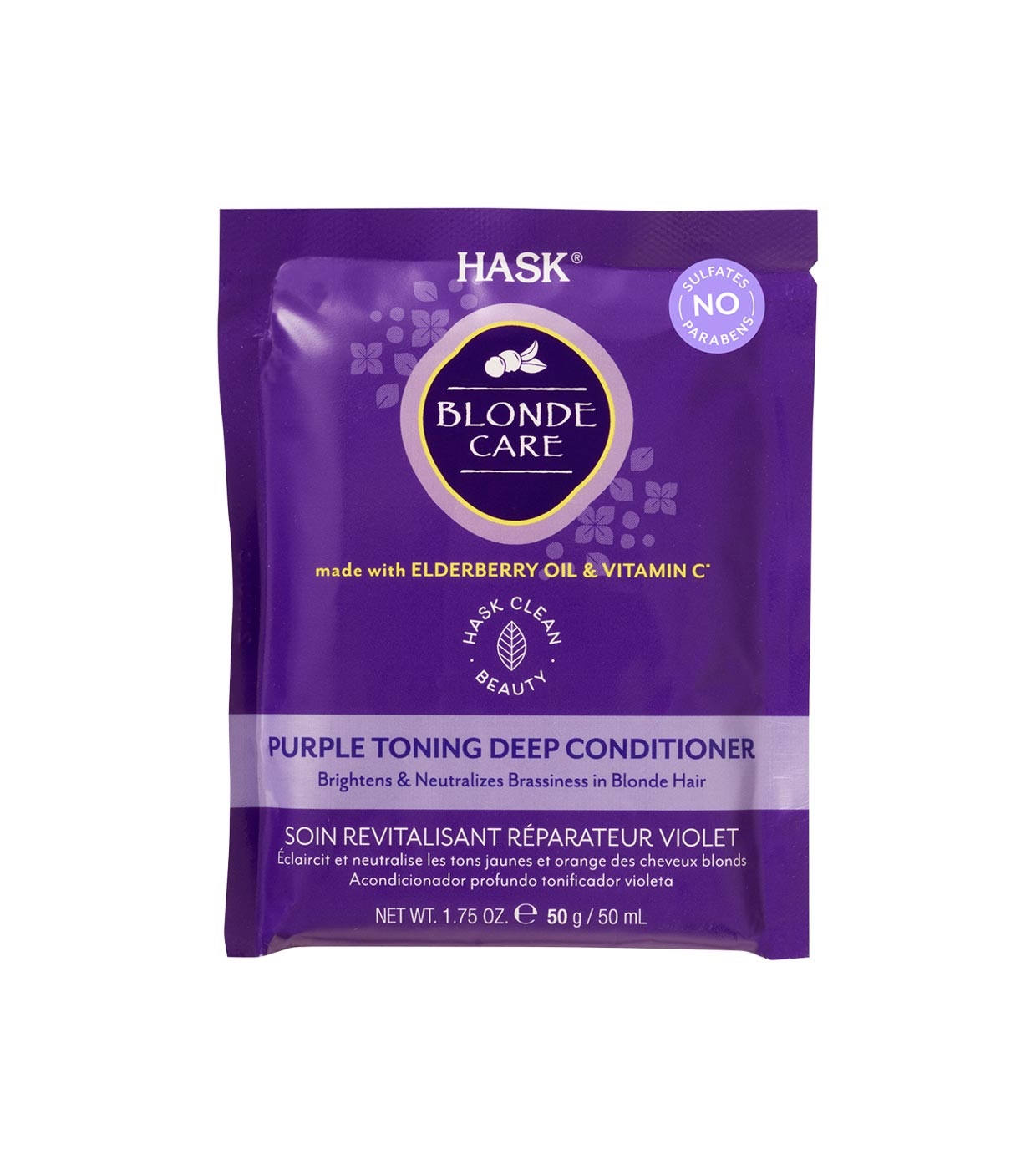 HASK BLONDE CARE ACONDICIONADOR MATIZADOR VIOLETA 50 ML