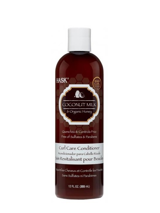 HASK COCONUT MILK & HONEY CURL CARE DEEP CONDITIONER 355 ML