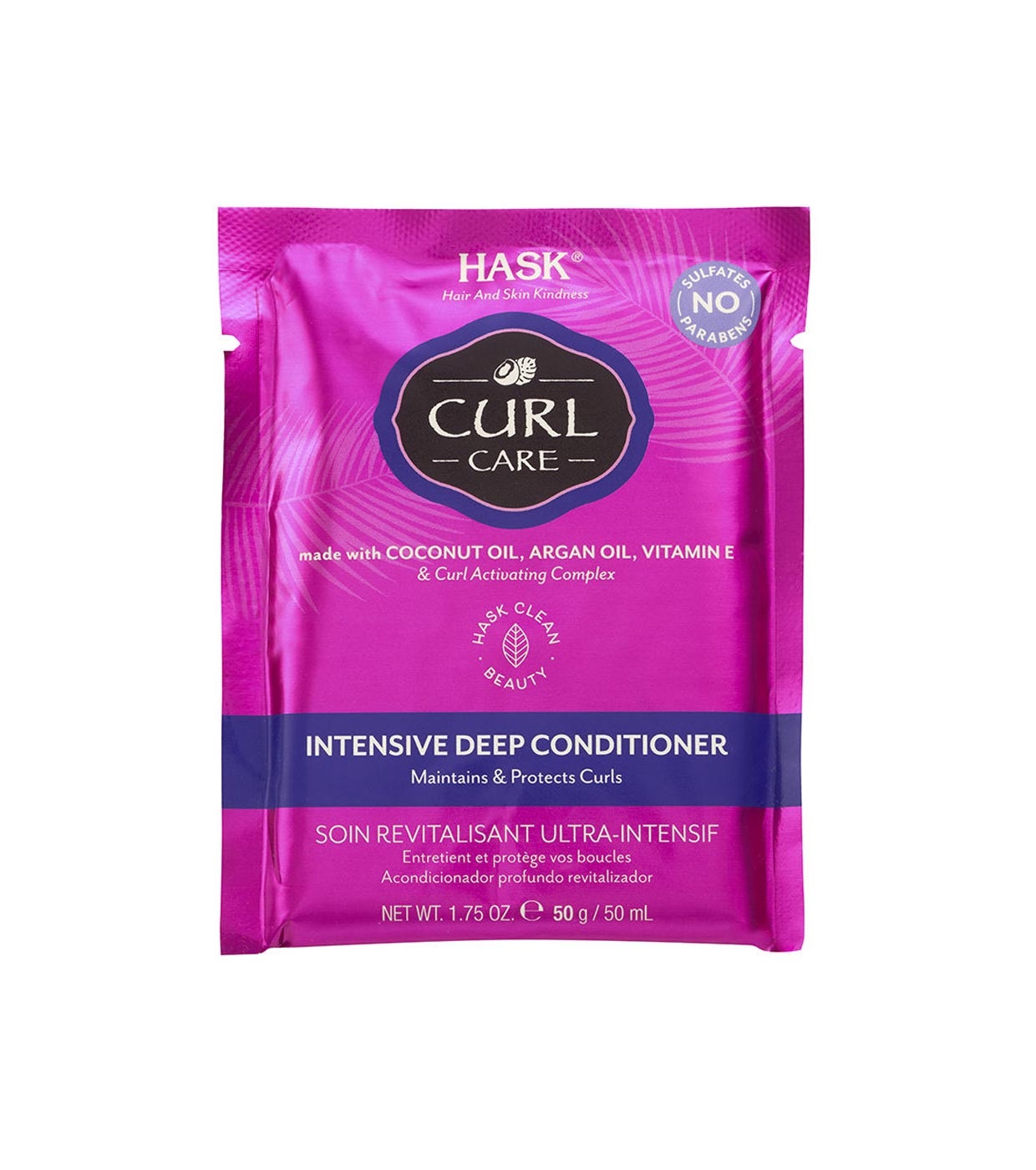 HASK CURL ACONDICIONADOR PROFUNDO REVITALIZADOR 50 ML