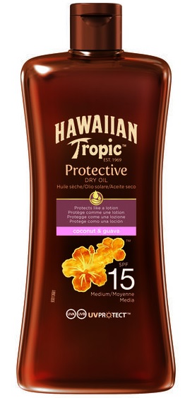 HAWAIIAN TROPIC ACEITE SECO SPRAY SPF15 200 ML