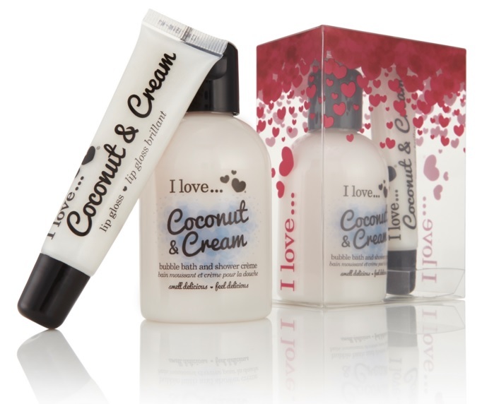 i love coconut and cream shower gel