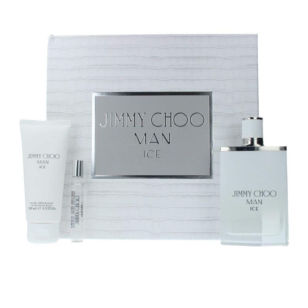 JIMMY CHOO MAN ICE EDT 100 ML + A/S BALM 100 ML + MINI 7.5 ML SET REGALO