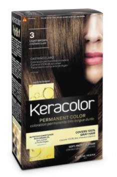 KERACOLOR TINTE PERMANENTE 3 CASTAO CLARO