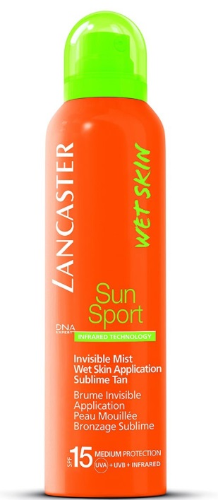 LANCASTER SUN SPORT INVISIBLE WET SKIN SPF15 125 ML