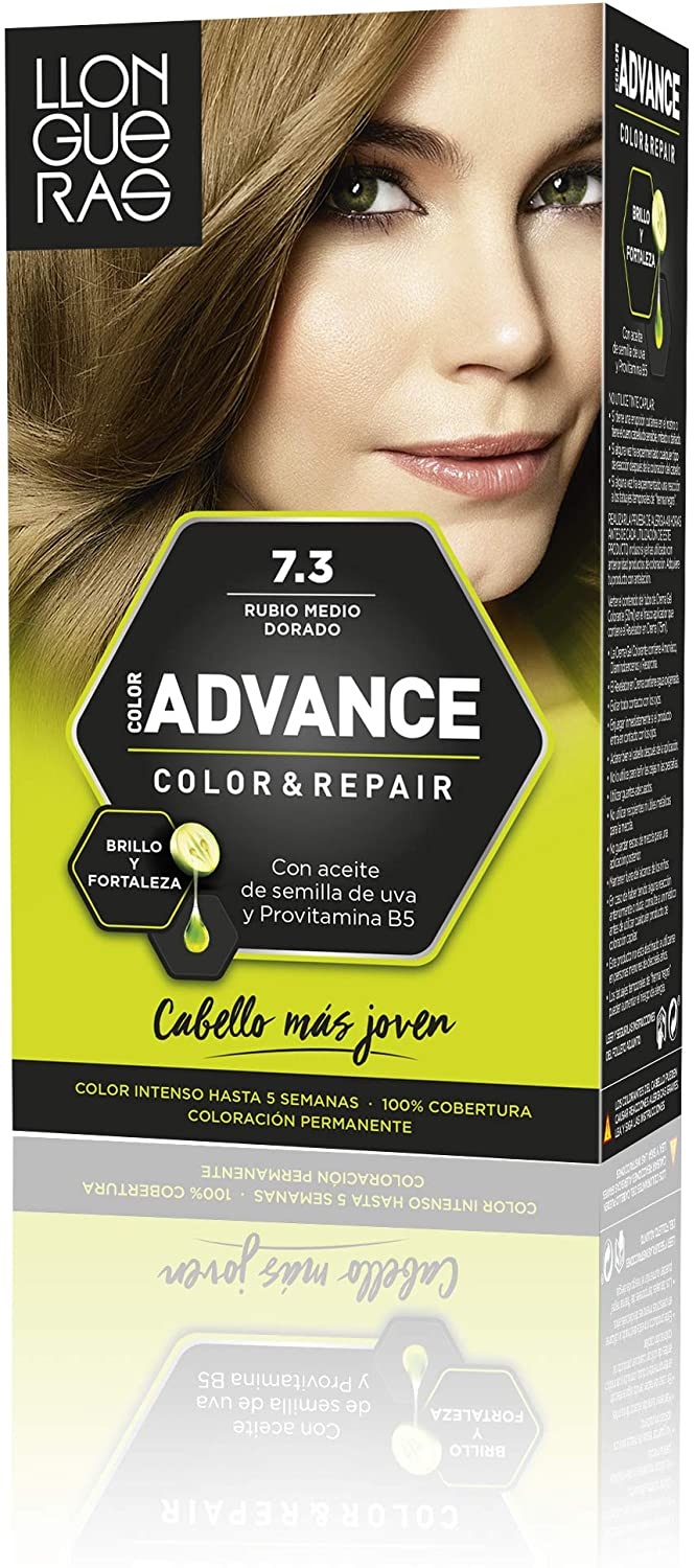 LLONGUERAS COLOR ADVANCE TINTE 7.3 RUBIO MEDIO DORADO