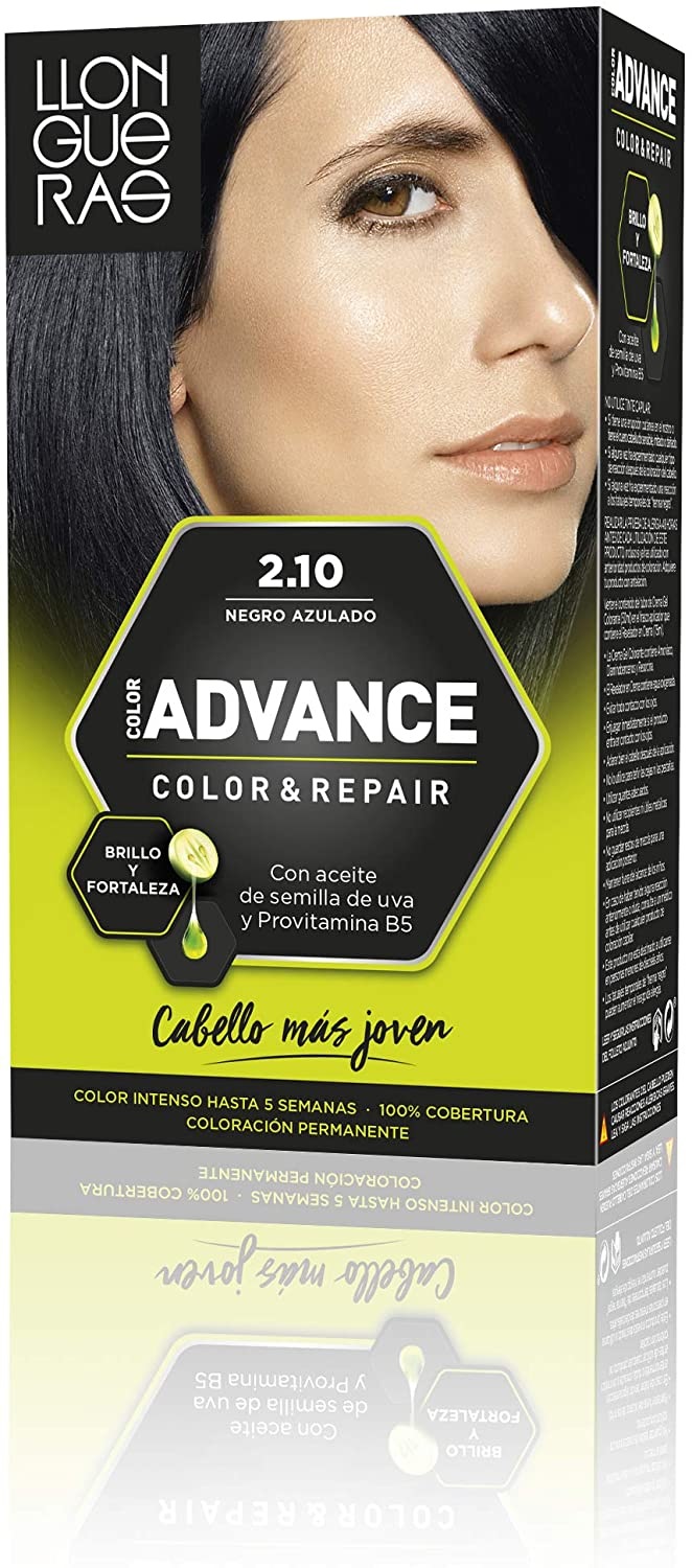 LLONGUERAS COLOR ADVANCE TINTE 2.10 NEGRO AZULADO