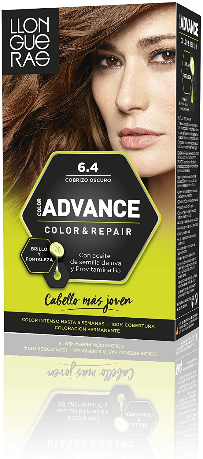 LLONGUERAS COLOR ADVANCE TINTE 6.4 COBRIZO OSCURO