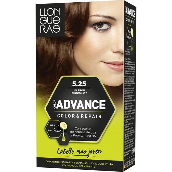 LLONGUERAS COLOR ADVANCE TINTE 5.25 MARRON CHOCO