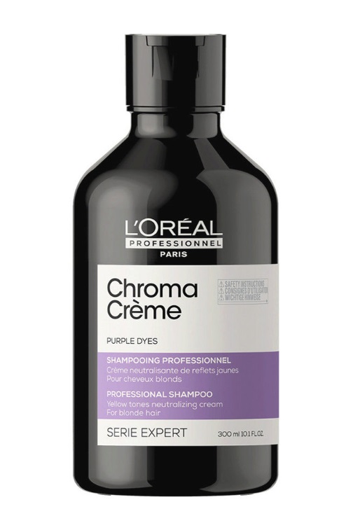 L\'OREAL EXPERT CHROMA CREME PURPLE CHAMPU CABELLO RUBIO 300 ML