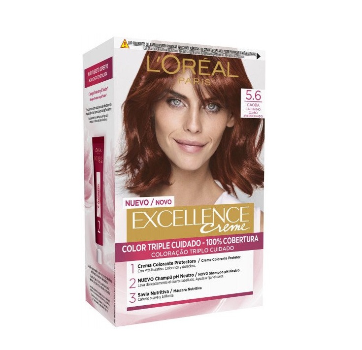 L\'OREAL EXCELLENCE CREME TINTE 5.6 CAOBA