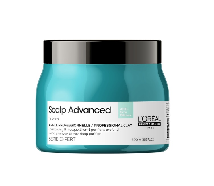 L\'OREAL PROFESIONAL SCALP ADVANCED ARCILLA 2 EN 1 500 ML