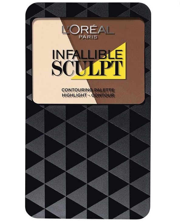 L\'OREAL CONTOURING PALETTE INFALLIBLE SCULPT 03 MED/DARK