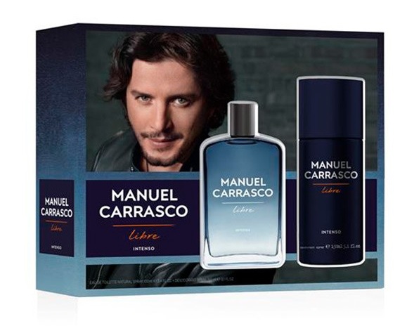 MANUEL CARRASCO LIBRE INTENSO EDT 100 ML VAPO + DESODORANTE 150 ML SET REGALO MANUEL CARRASCO LIBRE INTENSO EDT 100 ML VAPO + DESODORANTE 150 ML SET REGALO