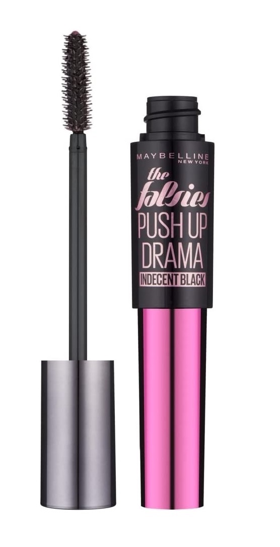 MAYBELLINE MSCARA DE PESTAAS THE FALSIES PUSH UP DRAMA INDECENT BLACK 9.5 ML