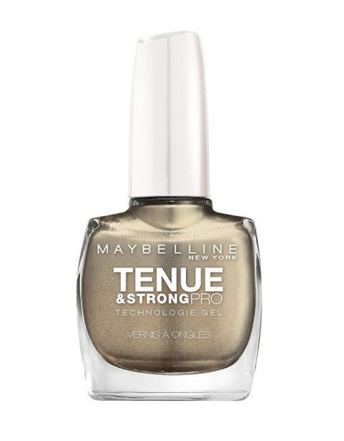 MAYBELLINE TENUE & STRONG ESMALTE DE UAS 735 GOLD ALL NIGHT 10 ML
