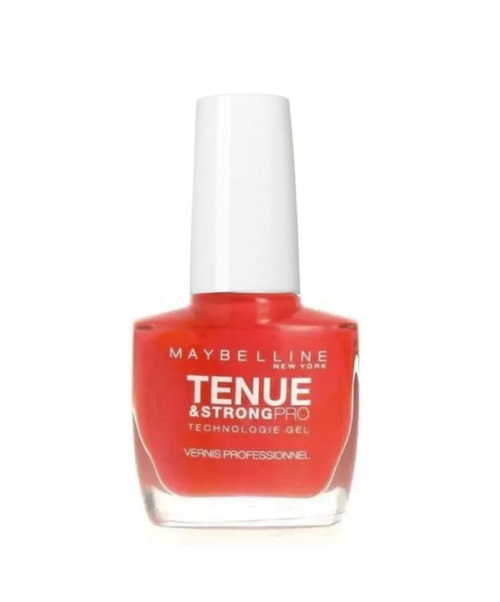 MAYBELLINE TENUE & STRONG ESMALTE DE UAS 884 NONSTOP ORANGE 10 ML