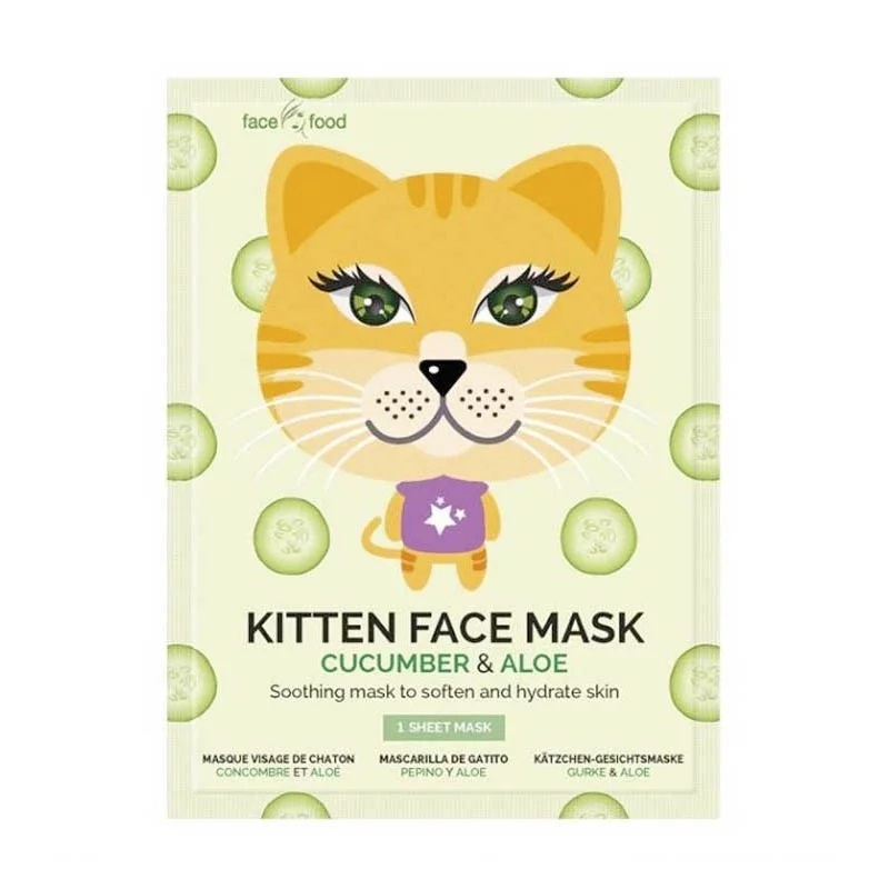 MONTAGNE JEUNESSE MASCARILLA FACIAL TELA GATITO PEPINO & ALOE