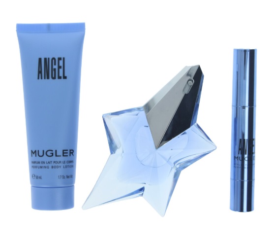 THIERRY MUGLER ANGEL EDP 25 ML + BODY LOCION 50 ML + MINI 3 GR. SET REGALO THIERRY MUGLER ANGEL EDP 25 ML + BODY LOCION 50 ML + MINI 3 GR. SET REGALO