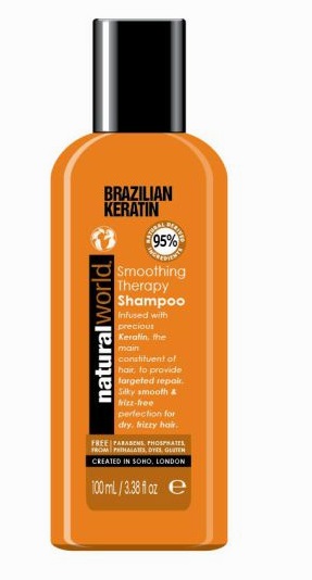 Natural world brazilian shop keratin smoothing therapy shampoo