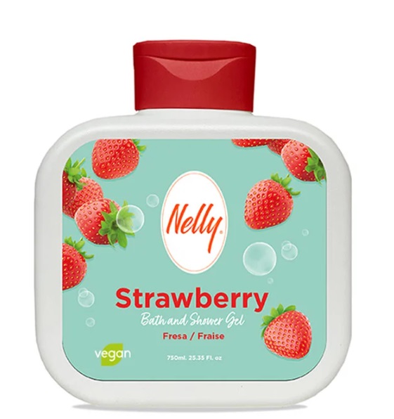 NELLY GEL DE DUCHA STRAWBERRY 750 ML