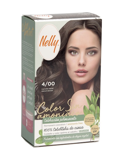 NELLY COLOR SIN AMONIACO 4/00 CASTAO MEDIO