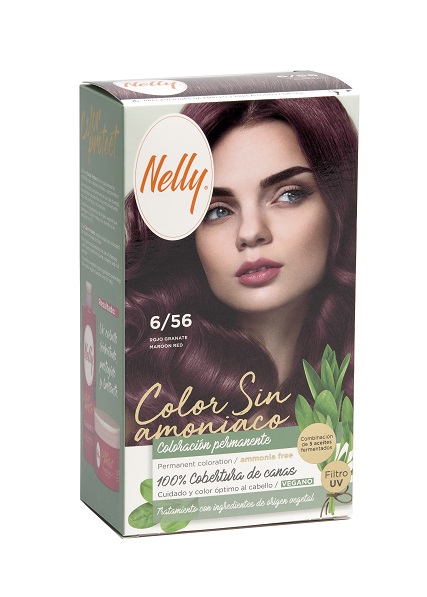 NELLY COLOR SIN AMONIACO 6/56 ROJO GRANATE