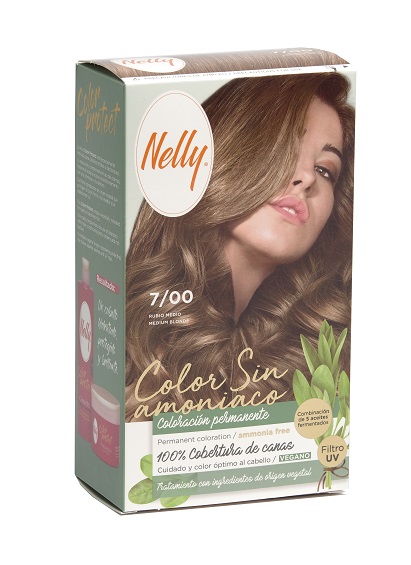 NELLY COLOR SIN AMONIACO 7/00 RUBIO MEDIO