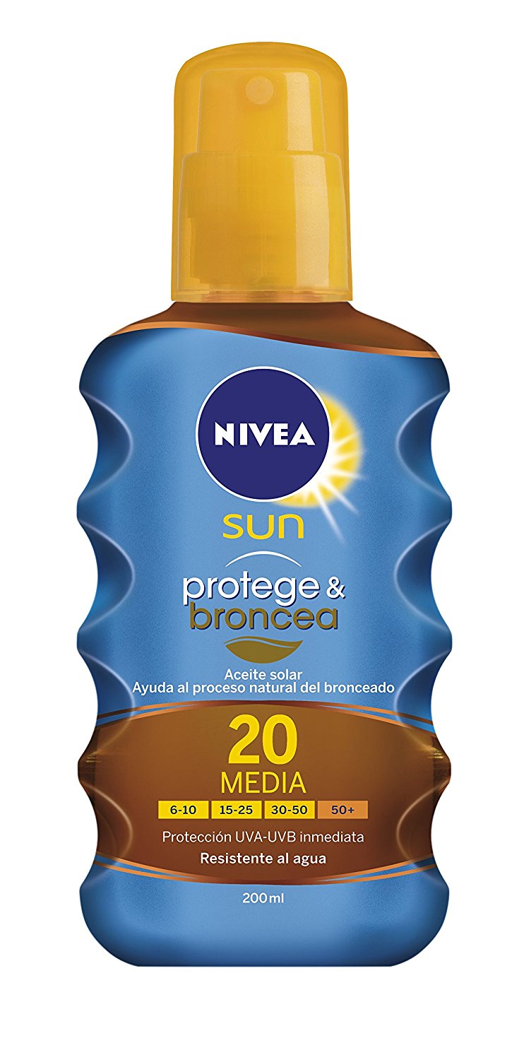 NIVEA SUN ACEITE PROTEGE & BRONCEA SPF 20 200 ML