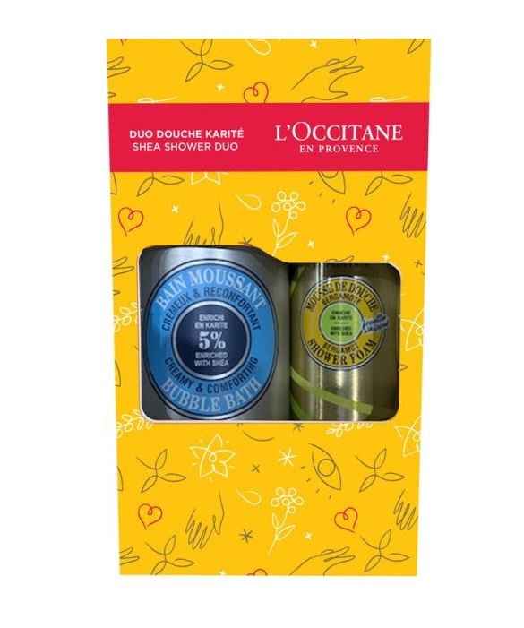 L\'OCCITANE EN PROVENCE BAO ESPUMOSO KARIT CLSICO 500 ML + ESPUMA KARIT BERGAMOTA 200 ML SET REGALO