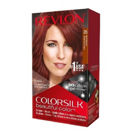 REVLON TINTE COLORSILK 35 ROJO VIBRANTE
