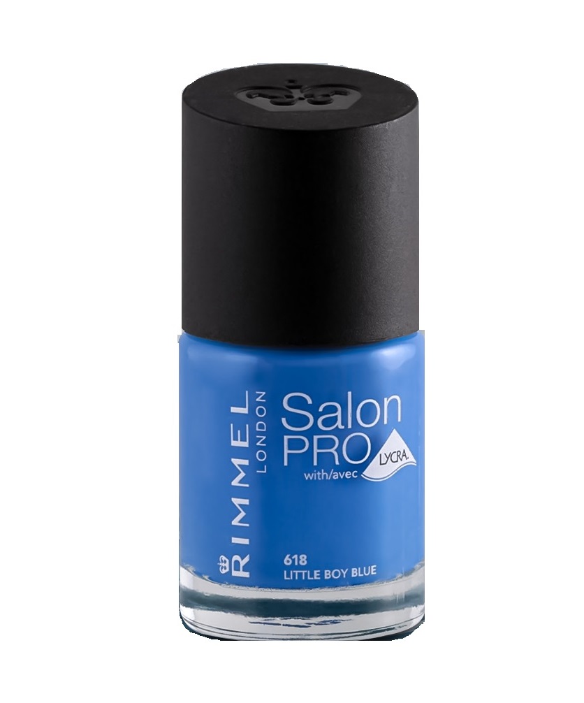 RIMMEL LONDON NAIL POLISH SALON PRO LITTLE BOY BLUE 618 12ML