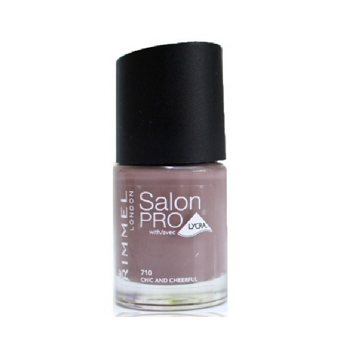 RIMMEL LONDON NAIL POLISH SALON PRO CHIC & CHEERFUL 710 12ML