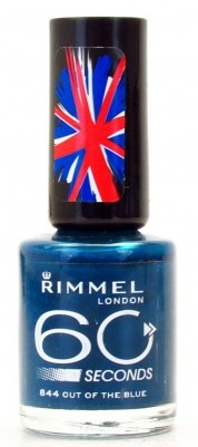 RIMMEL LONDON 60 SECOND OUT OF THE BLUE 844 8ML