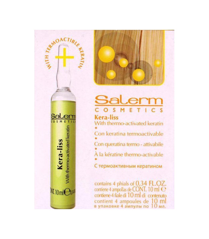 SALERM KERA LISS 4 AMPOLLAS X 10 ML