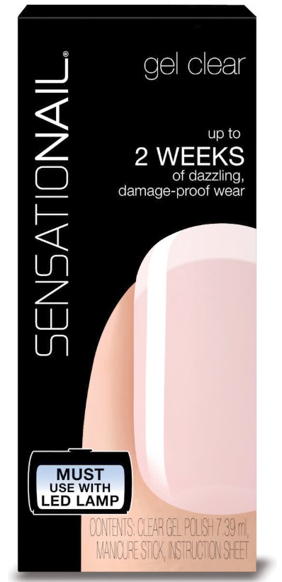 SENSATIONAIL GEL DE U�AS COLOR MANICURA FRANCESA CLEAR BASE & TOP COAT