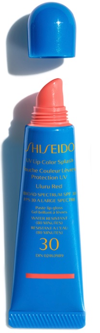 SHISEIDO UV LIP COLOR SPASH SPF30 ULURU RED 10 ML