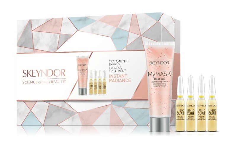 SKEYNDOR TRATAMIENTO EXPRESS INSTANT RADIANCE MY MASK FRUIT JAM 50ML+4 AMPOLLAS INSTANT LIFTING