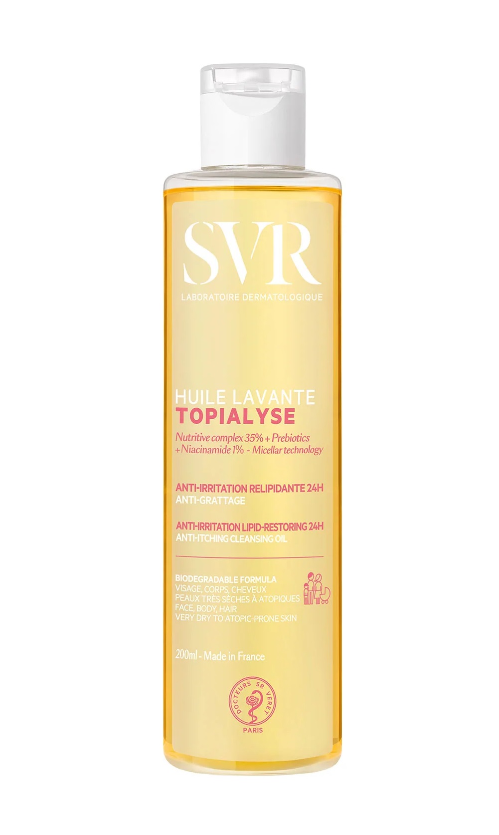 SVR TOPIALYSE HUILE MICELLAIRE 200 ML