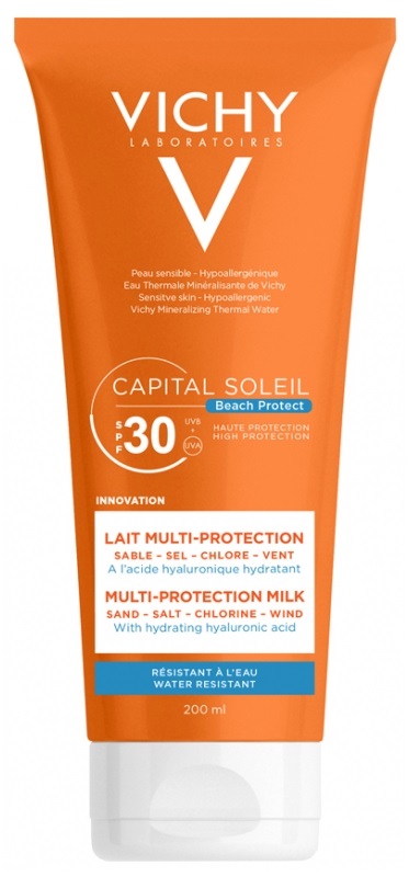 VICHY CAPITAL SOLEIL BEACH PROTECT LECHE PROTECTORA SPF 30 200 ML