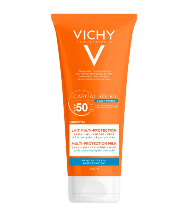 VICHY CAPITAL SOLEIL BEACH PROTECT LECHE PROTECTORA SPF 50+ 200 ML