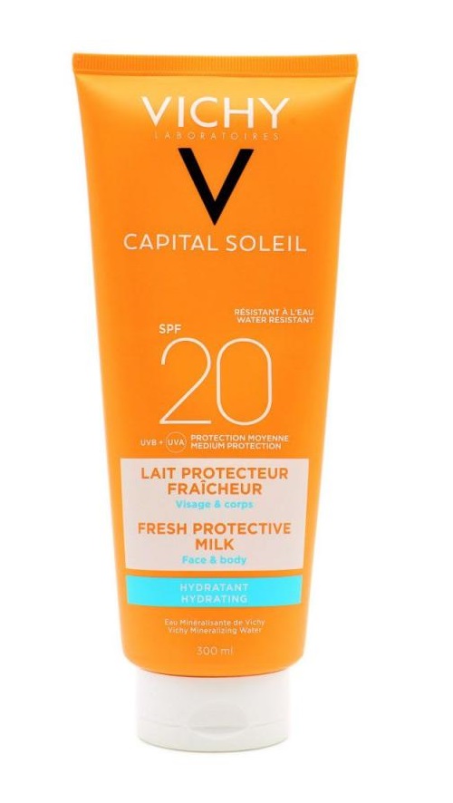 VICHY CAPITAL SOLEIL LECHE BRONCEADORA SPF 20 300 ML