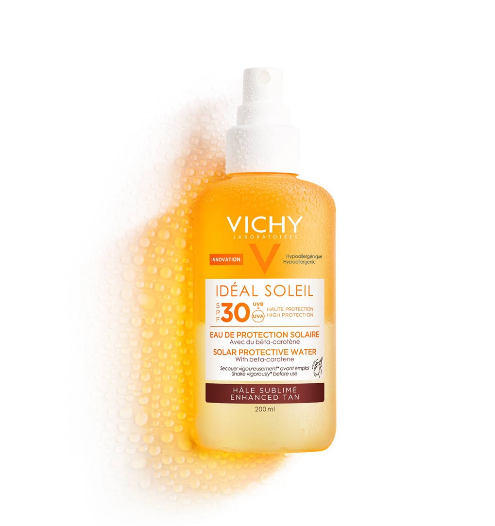 VICHY IDEAL SOLEIL AGUA DE PROTECCION SOLAR LUMINOSIDAD SPF30+ 200 ML